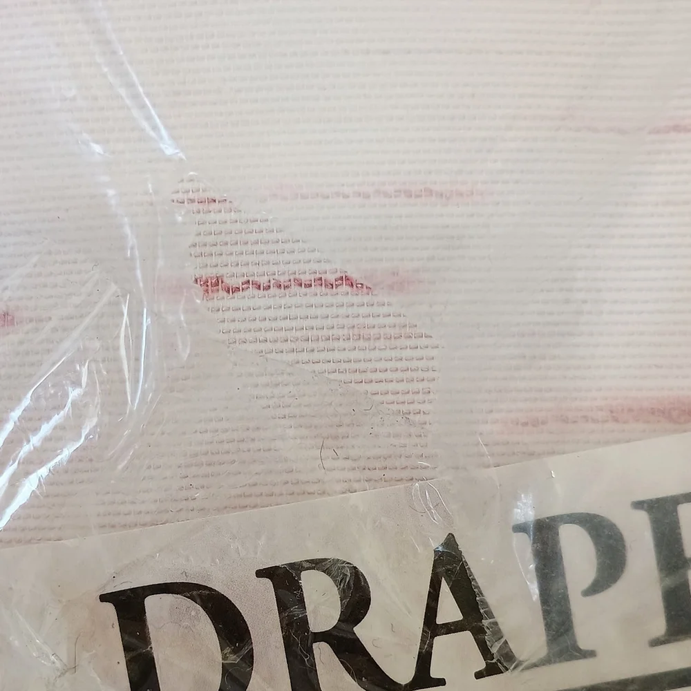 Vintage Draperies 1 Pair Pinch Pleated Draperies W/ Tiebacks Richmond Rose 72x84